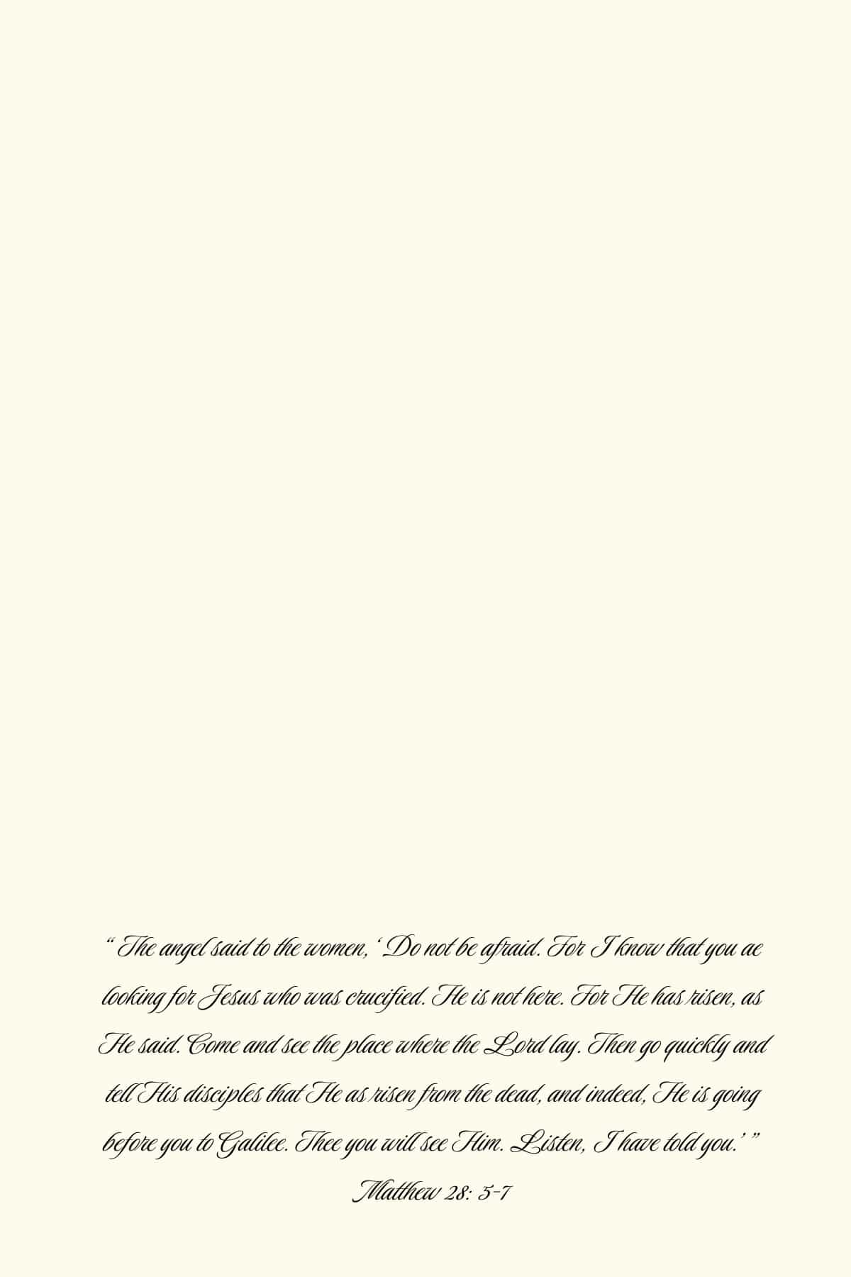 Hallelujah! He is Risen Printable Easter Card with Envelope