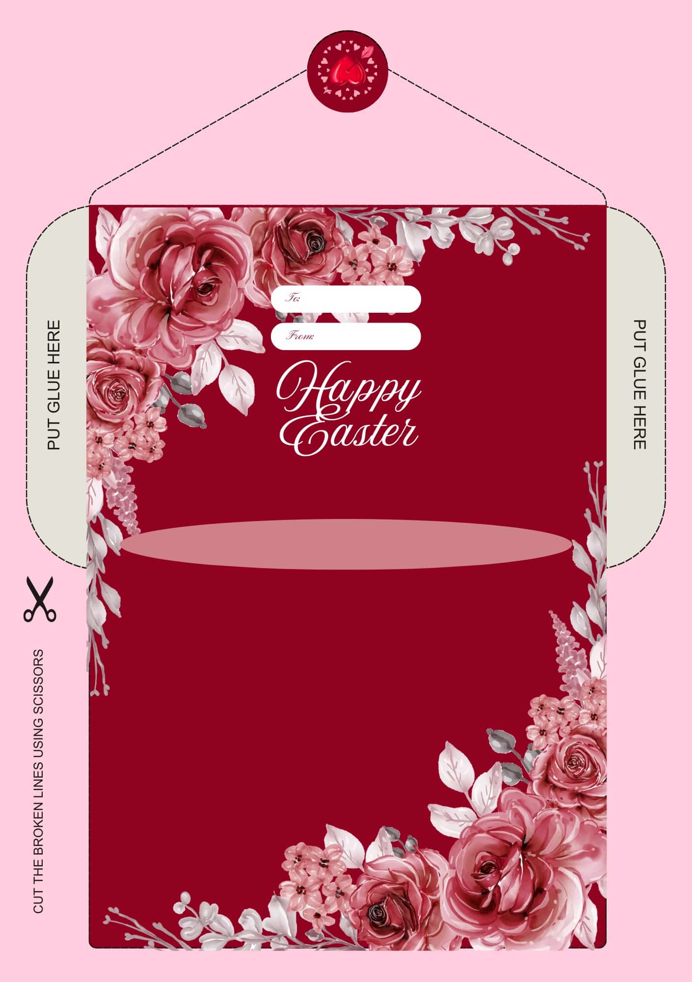 The Rose Printable Easter Card With Religious Messages About God's Love